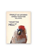 Finally He Gathered Himself Greeting Card