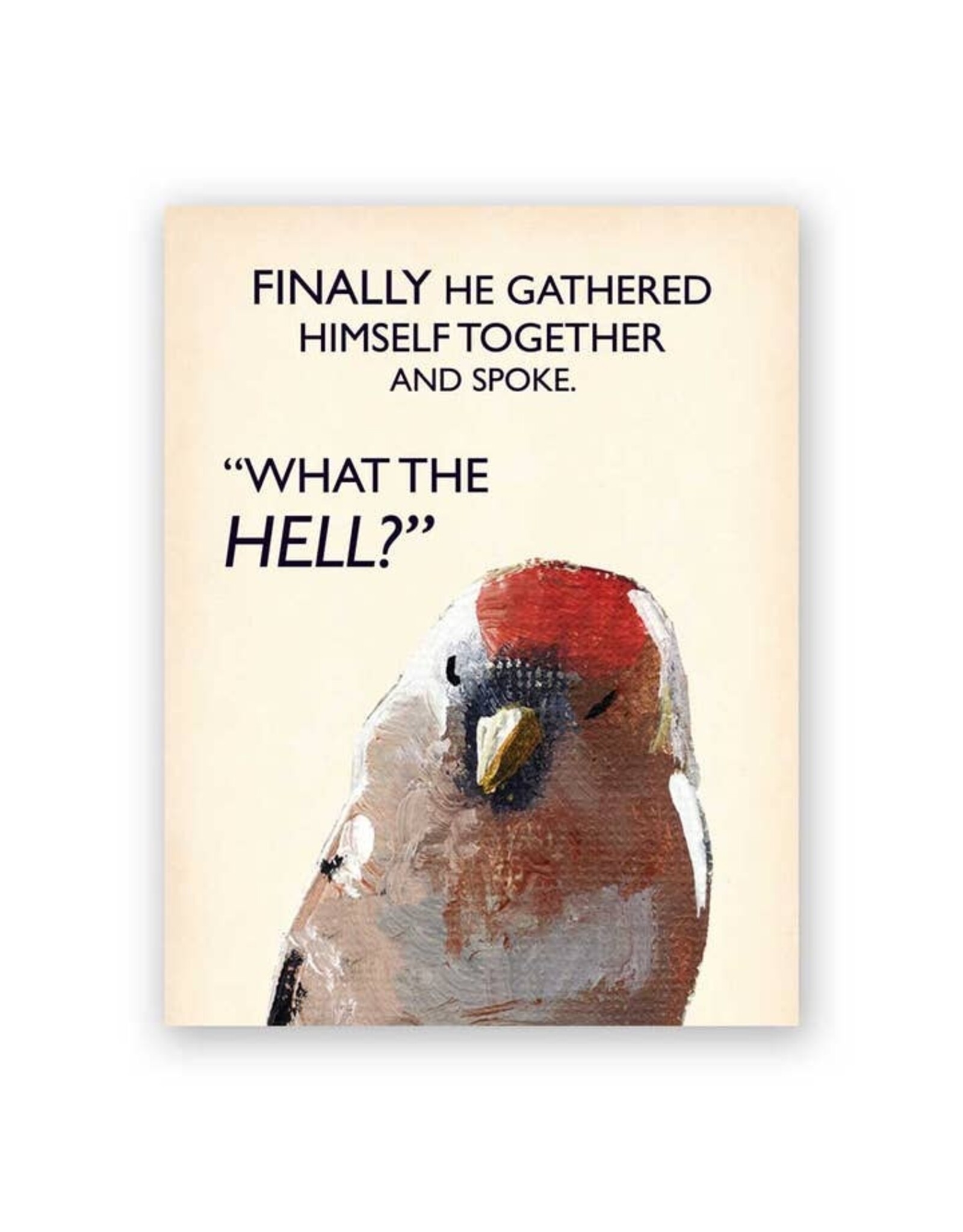 Finally He Gathered Himself Greeting Card