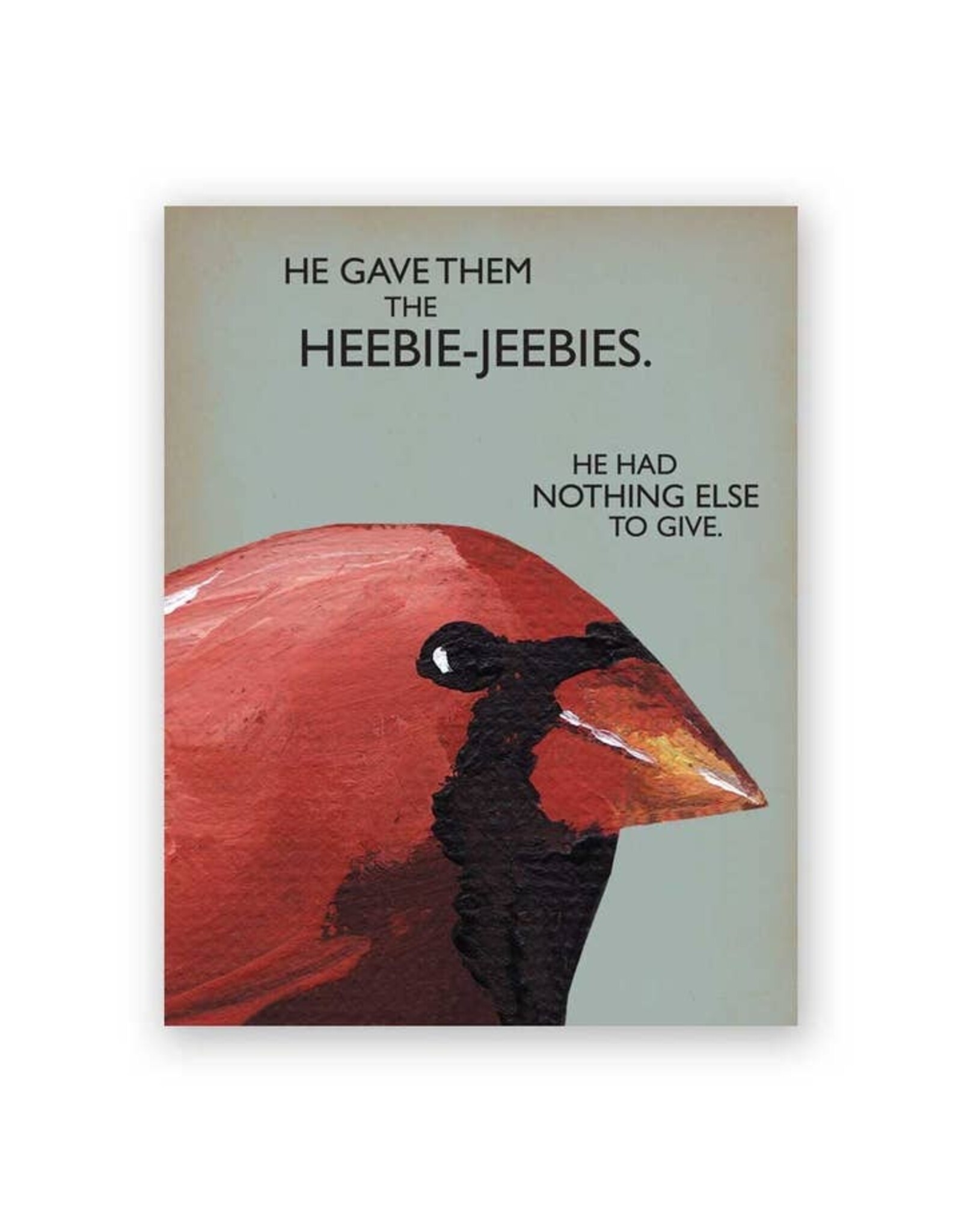 Heebie Jeebies Greeting Card