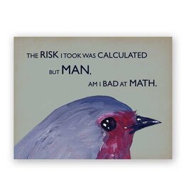Risk Greeting Card