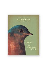 Warning Signs Greeting Card