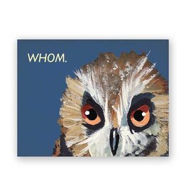 Whom Greeting Card