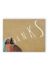 Yelling Thank You Greeting Card