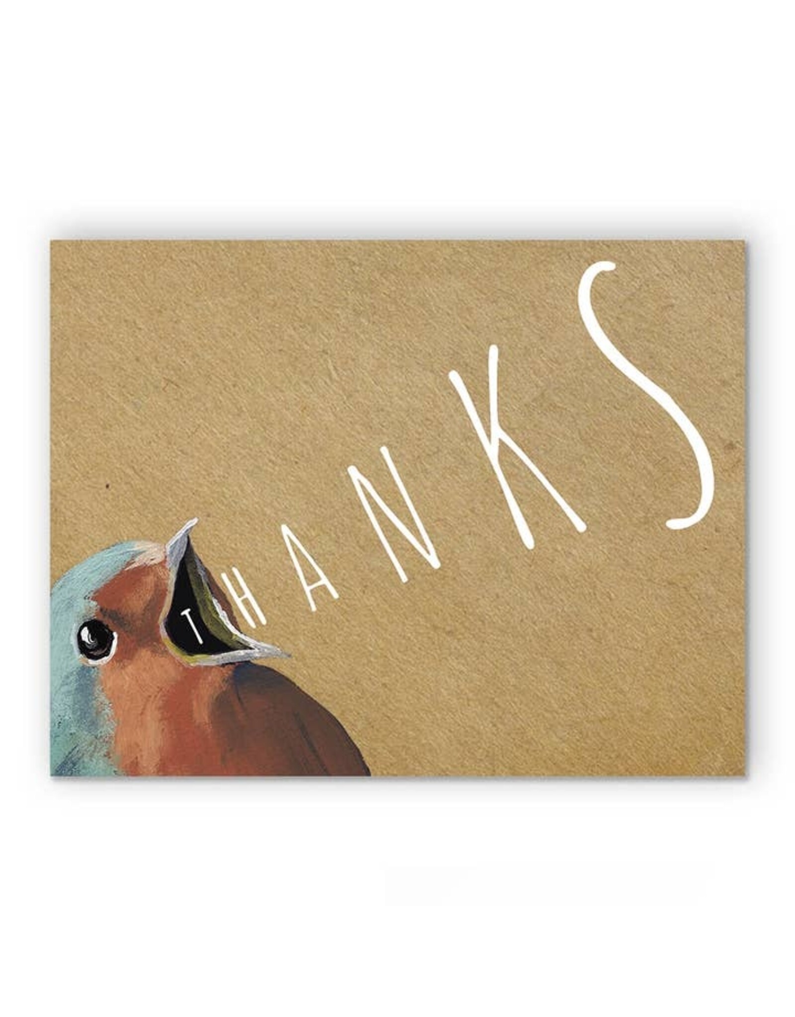 Yelling Thank You Greeting Card