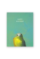 Yellow Bird Birthday Greeting Card