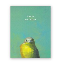 Yellow Bird Birthday Greeting Card