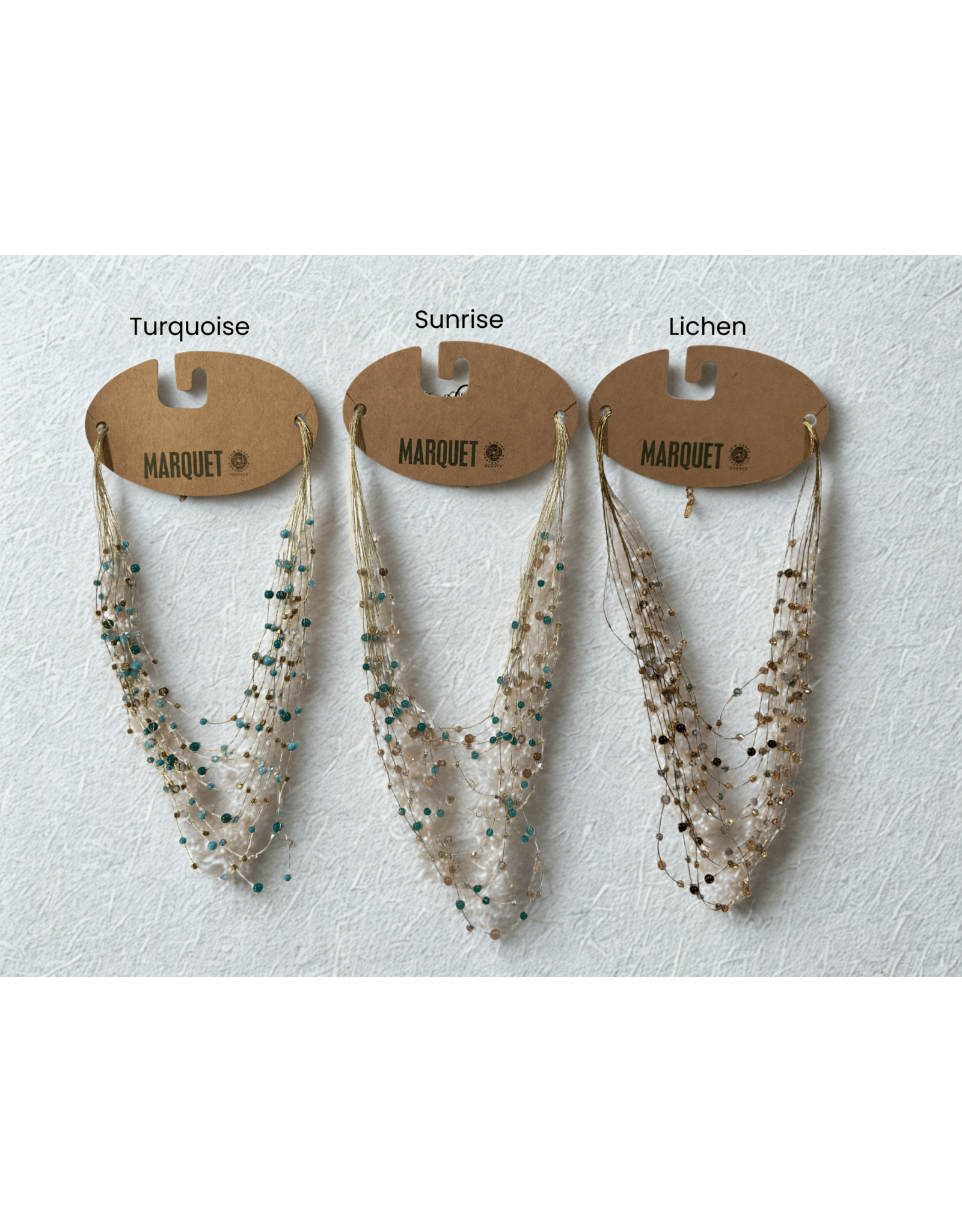 Trade roots Reena Silk Beaded Necklace