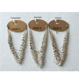 Trade roots Reena Silk Beaded Necklace