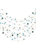 Trade roots Reena Silk Beaded Necklace