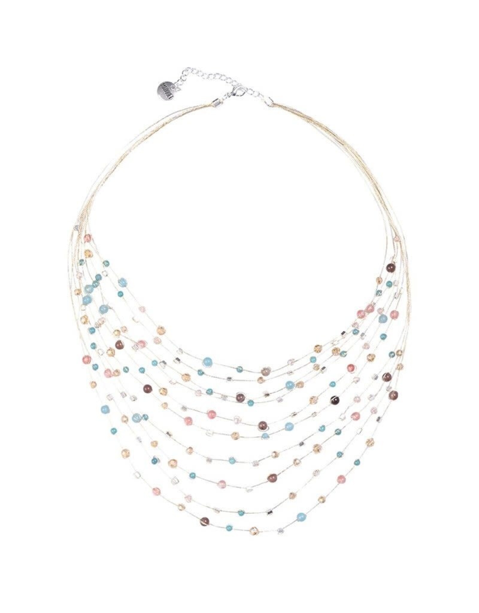 Trade roots Reena Silk Beaded Necklace