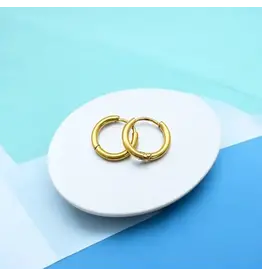 Tiny Hoops Kids Earrings, Thailand