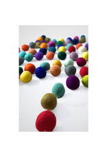 Trade roots Felt Ball Garland, Nepal