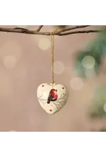 Gayan Lovebird Paper Mache Ornament, India