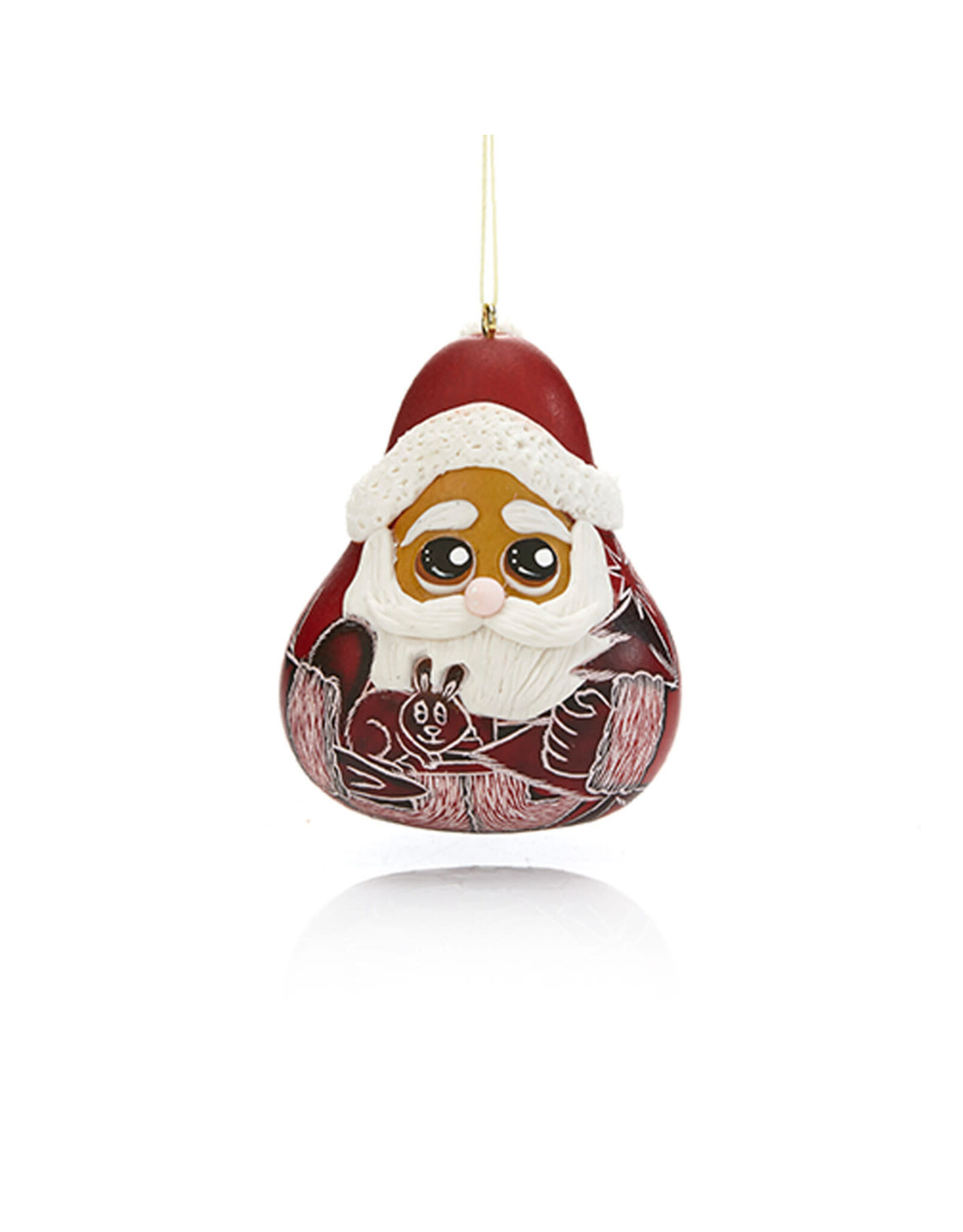 Jolly Santa Ornament, Peru