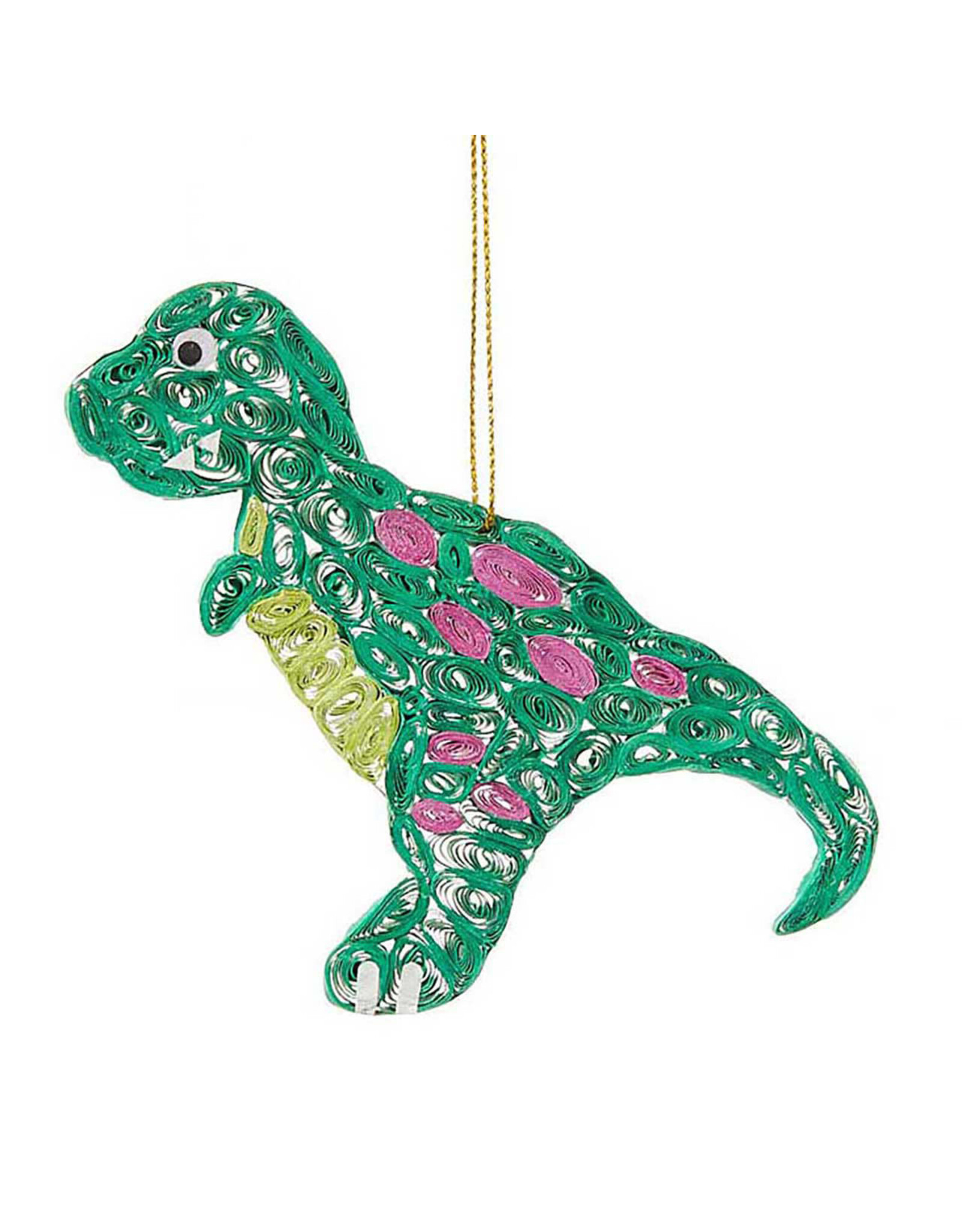 Quilled T-Rex Ornament, Vietnam
