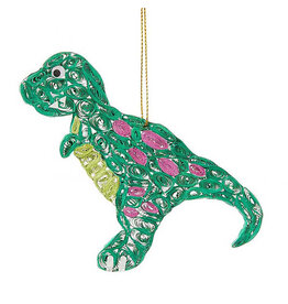 Quilled T-Rex Ornament, Vietnam Quilled T-Rex Ornament, Vietnam