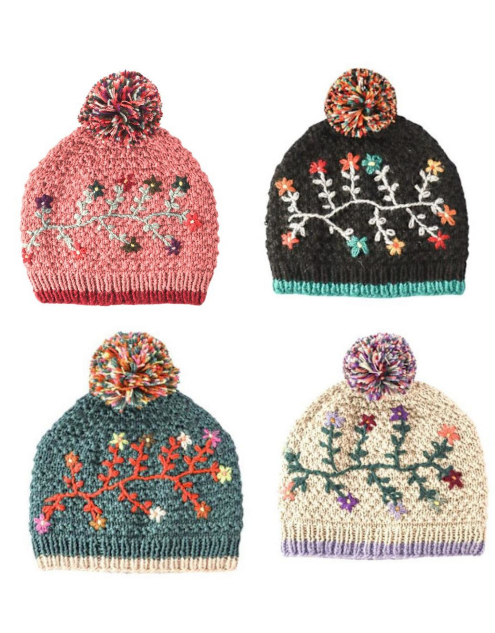 Knit Flora Hat, Peru/Bolivia