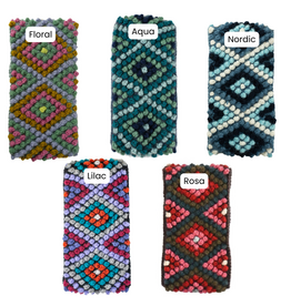 Trade roots Diamond Earwarmers Multi Colors