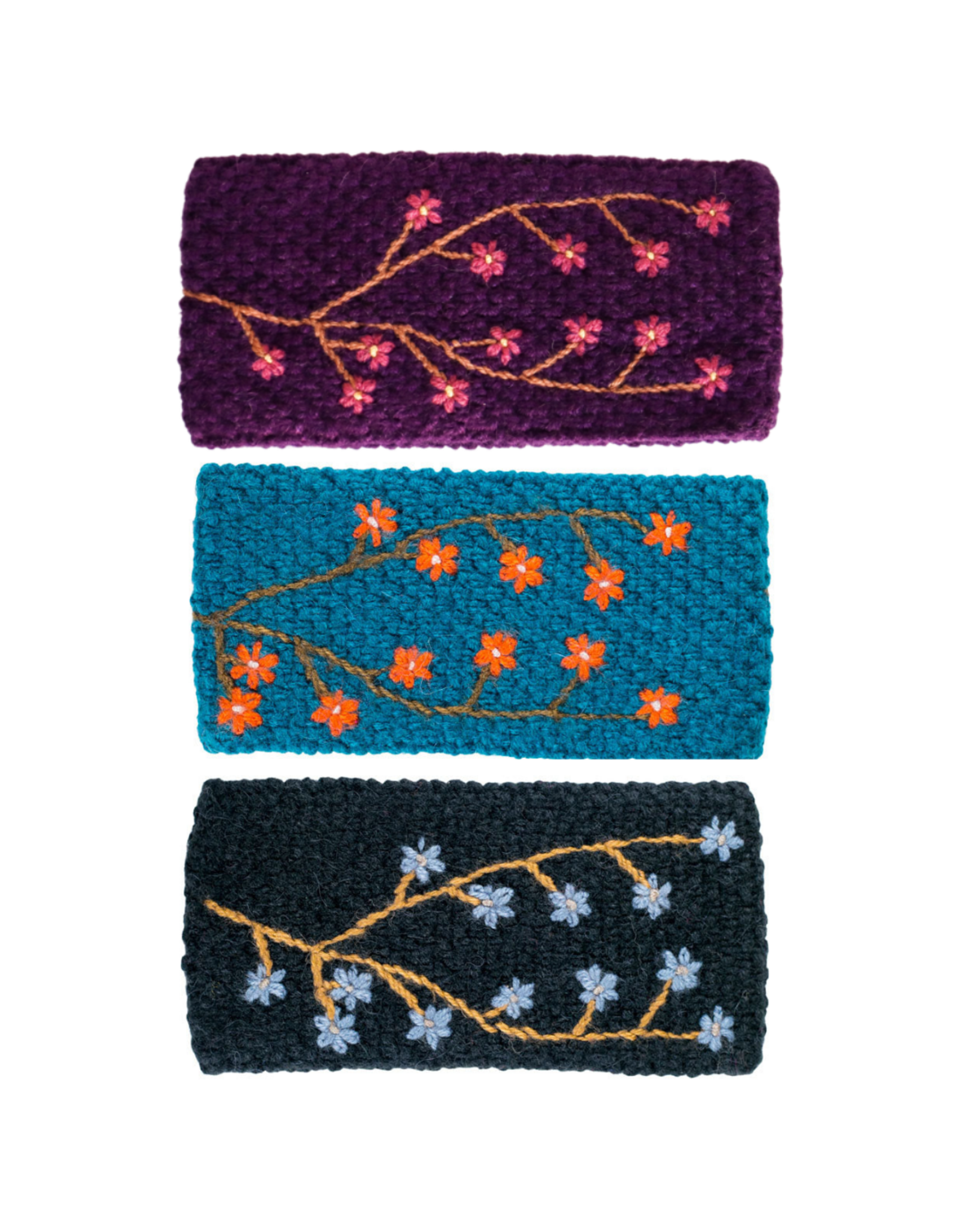 Trade roots Embroidered Earwarmer, Mulitple colors