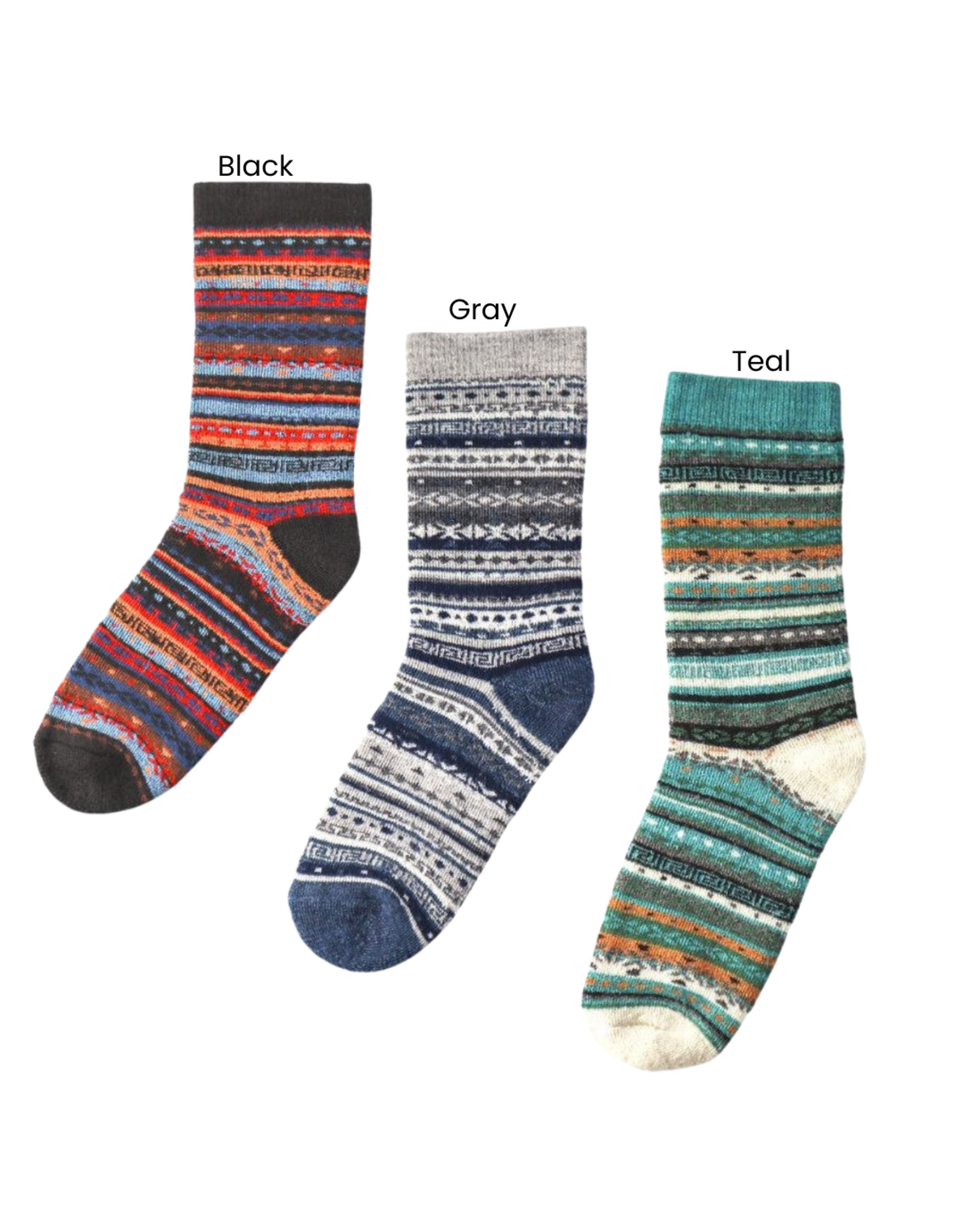 Andean Wool Socks, Peru