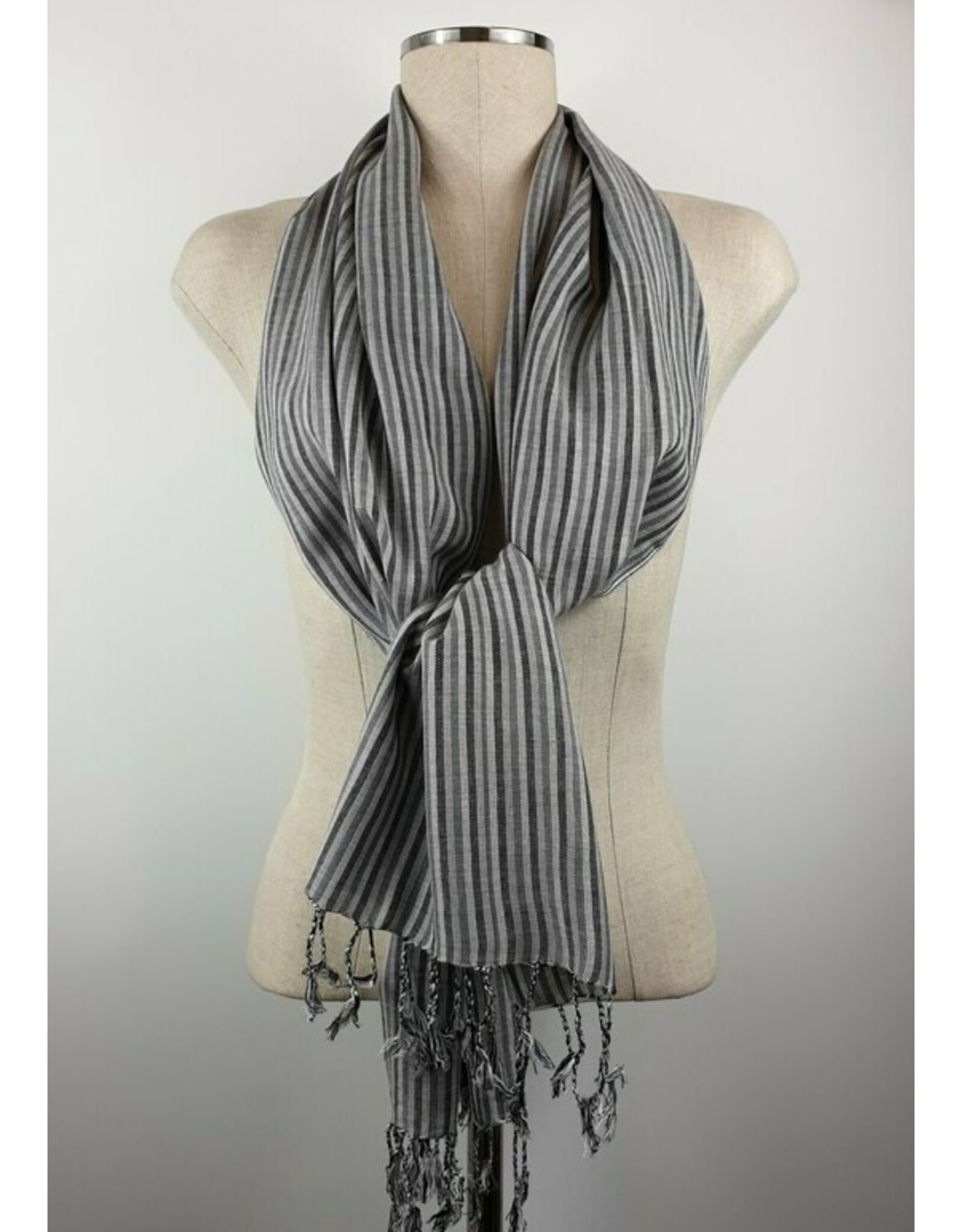 Egyptian Scarf, Stripes, Bamboo