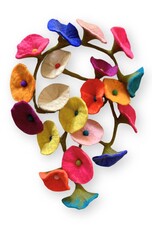 Garland Felt Multicolor Flowers