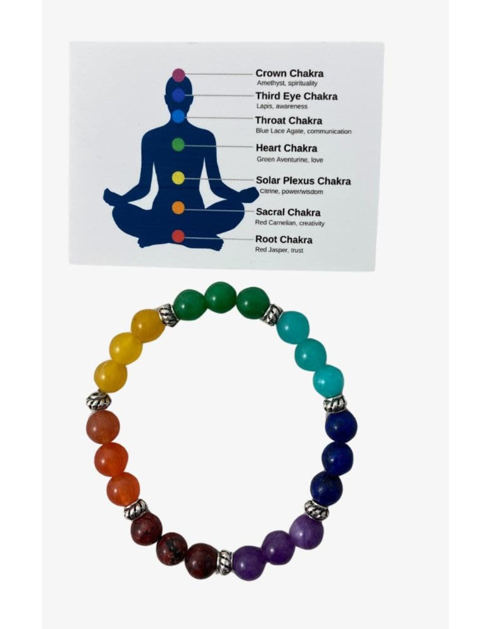 WM Bead Chakra Bracelet