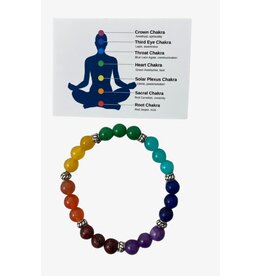WM Bead Chakra Bracelet