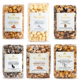Trade roots Gourmet Popcorn, Assorted Flavors, 6 oz  and 12 ozbags