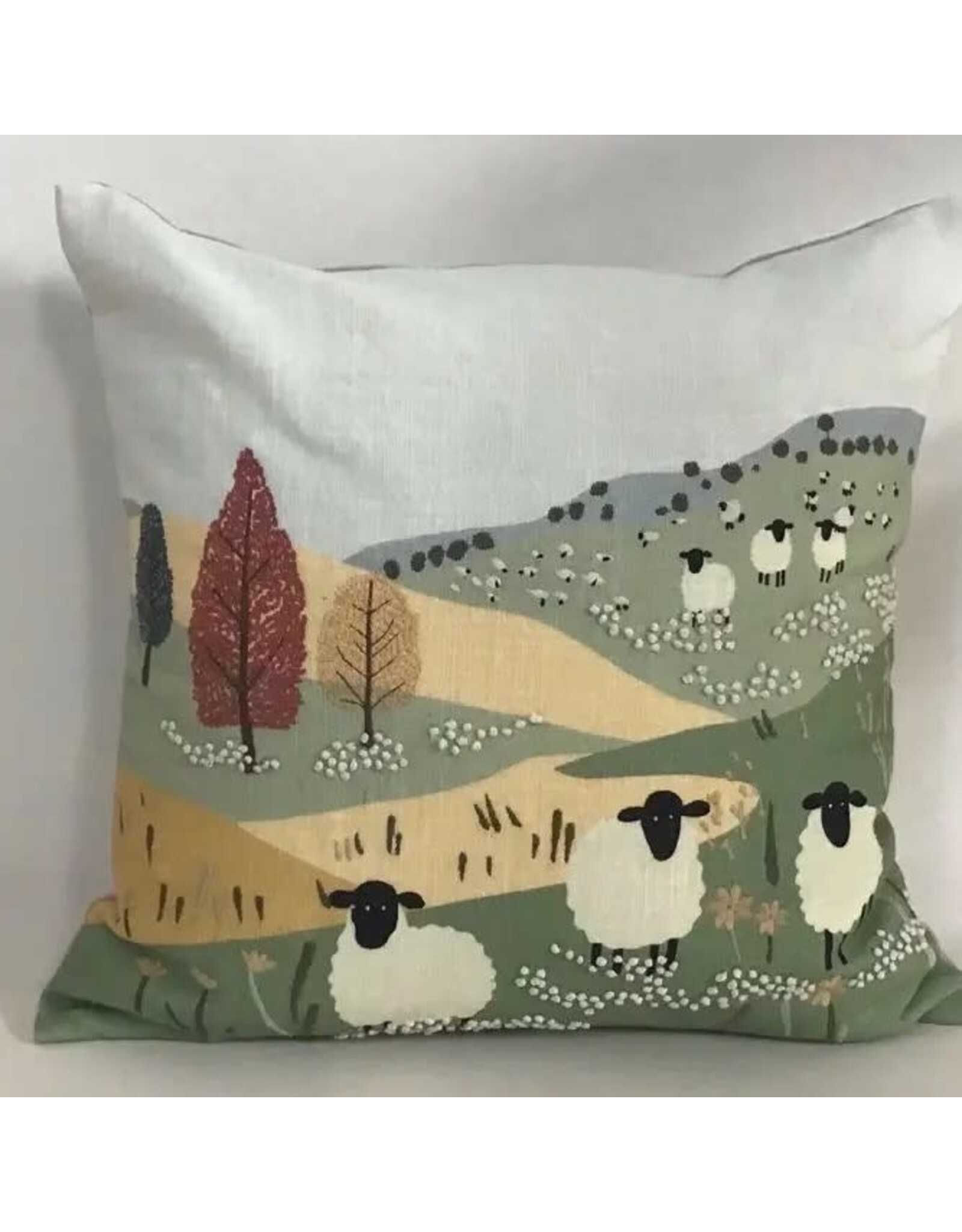 Wandering Sheep Meadow Pillow, India