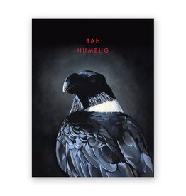 Bah Humbug Raven Holiday Card