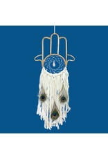 Hamsa Geode Wall Hanging, Nepal Hamsa Geode Wall Hanging, Nepal