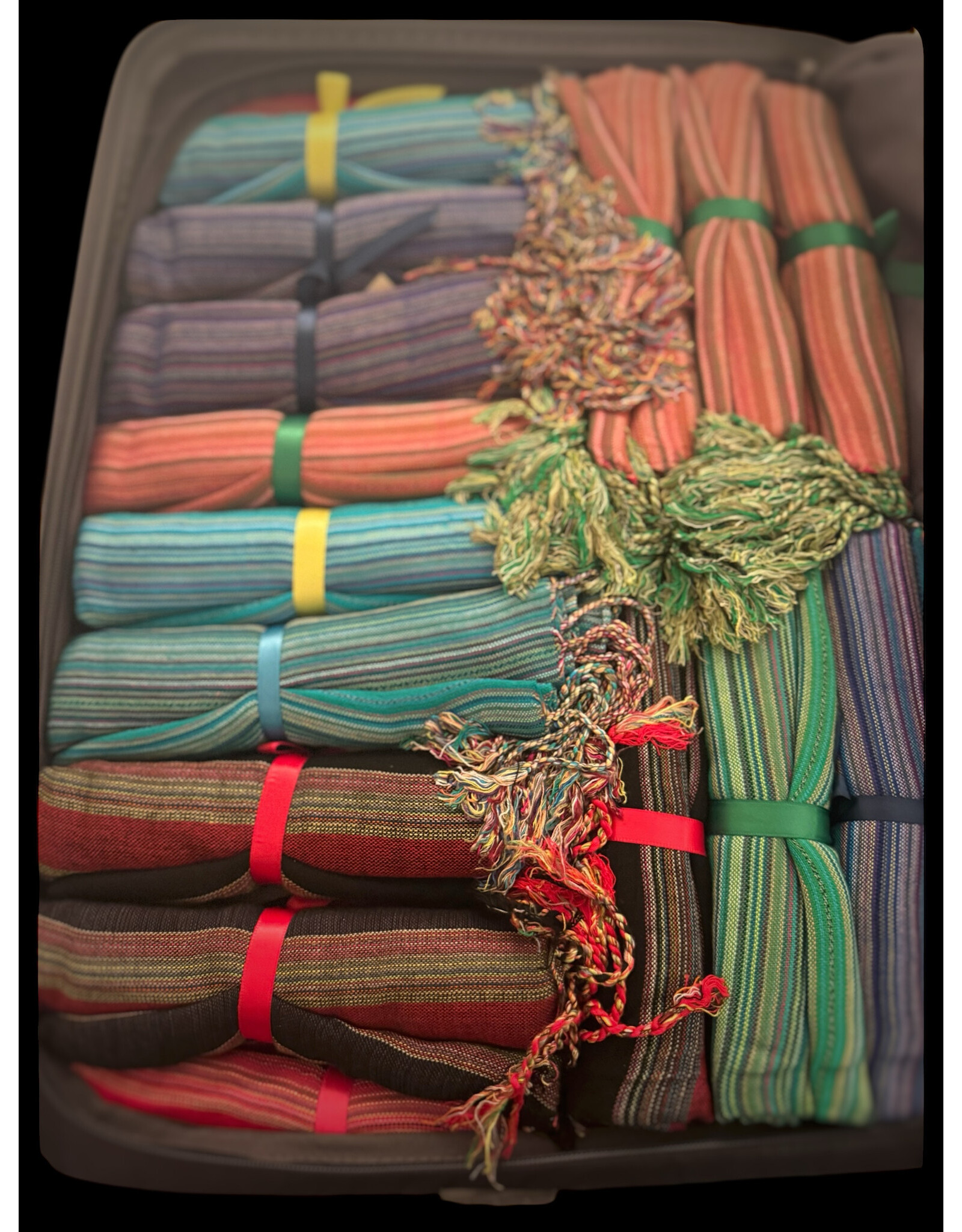 Egyptian Scarf, Stripes, Bamboo