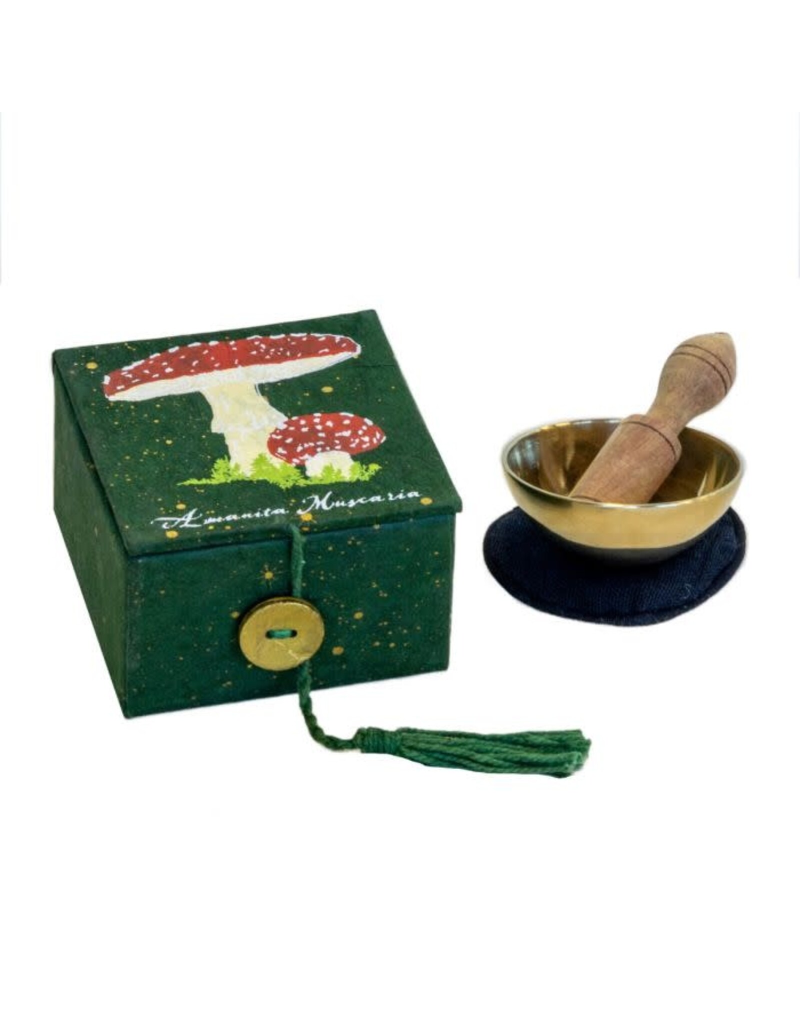 Trade roots Mini Mediation Bowl, Mushroom 2", Nepal