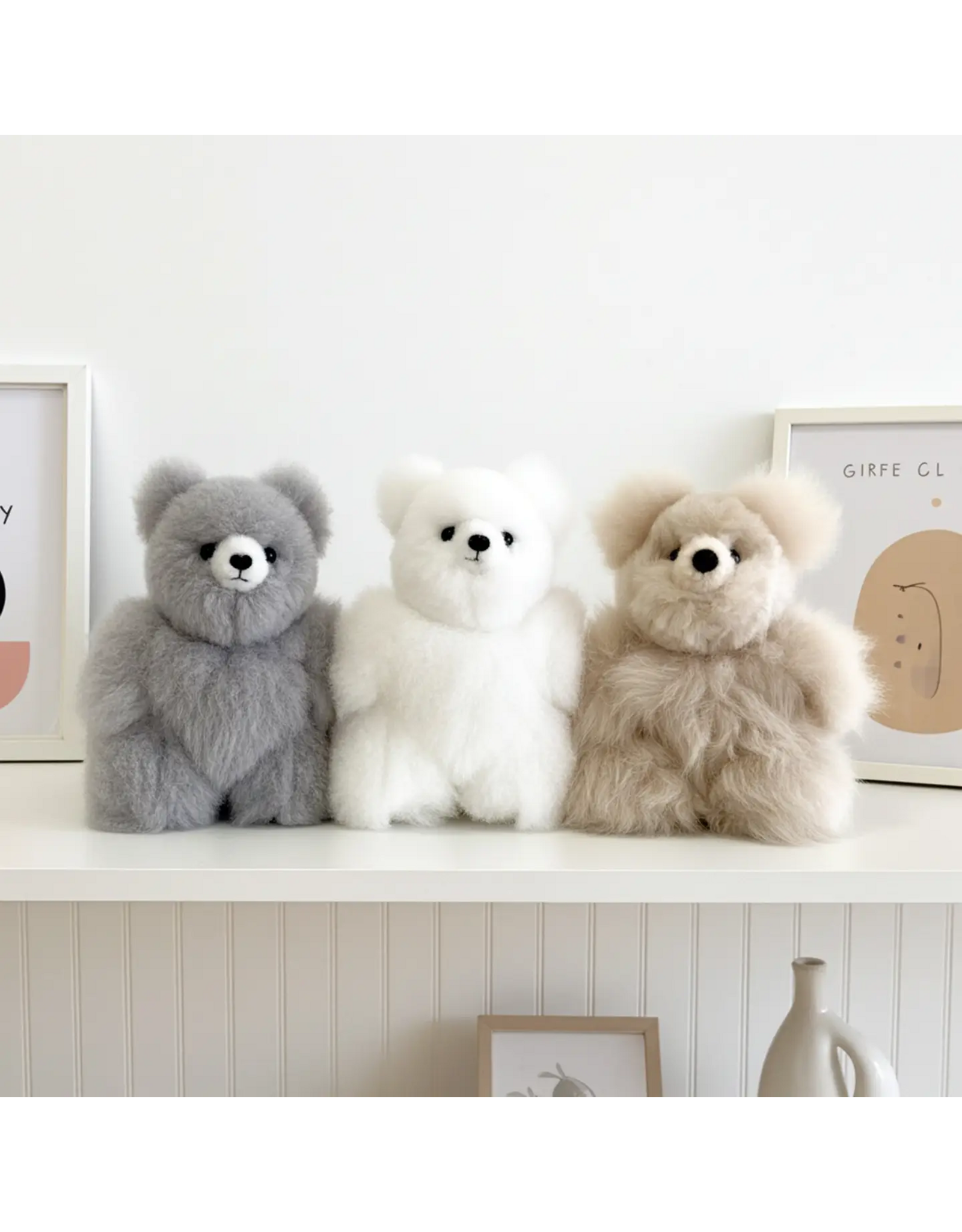 Alpaca Stuffed Mini Teddy Bear, 6", Peru