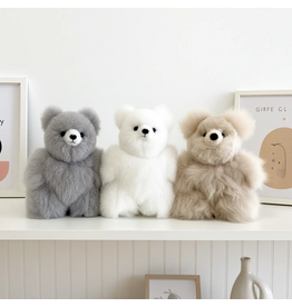 Alpaca Stuffed Mini Teddy Bear, 6", Peru