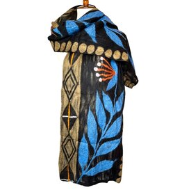 Abstract Garden Scarf, Nepal