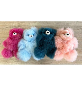 10" Bright Pastel Alpaca Teddy Bears, Peru