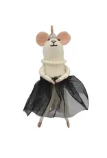 red carpet queen mouse felt ornament