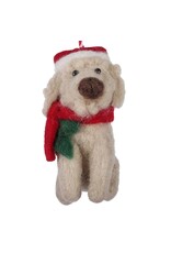 big dog labradoodle felt ornament