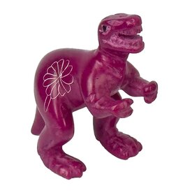 soapstone tyrannosaurus dinosaur- assorted colors