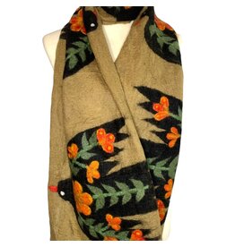 Mountain Bird Scarf, Nepal
