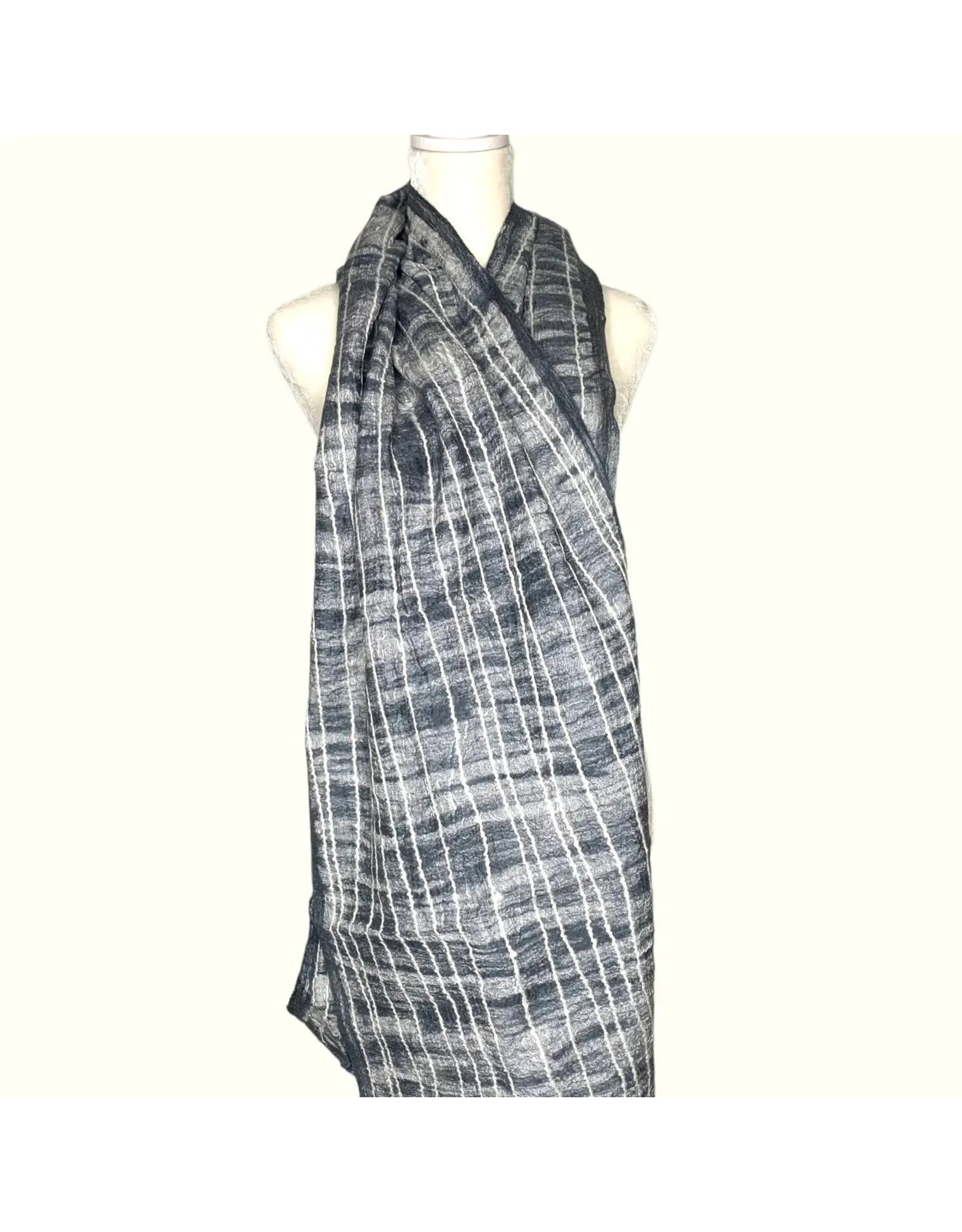 Smoked Silk Scarf , Nepal