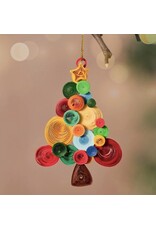 Ten Thousand Villages Banh Quilled Tree Ornament