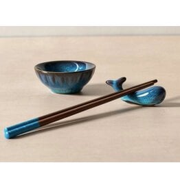 Ten Thousand Villages Blue Whale Sushi Set