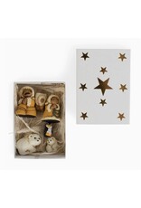 Ten Thousand Villages Tiny Arctic Family Matchbox Nativity, Peru