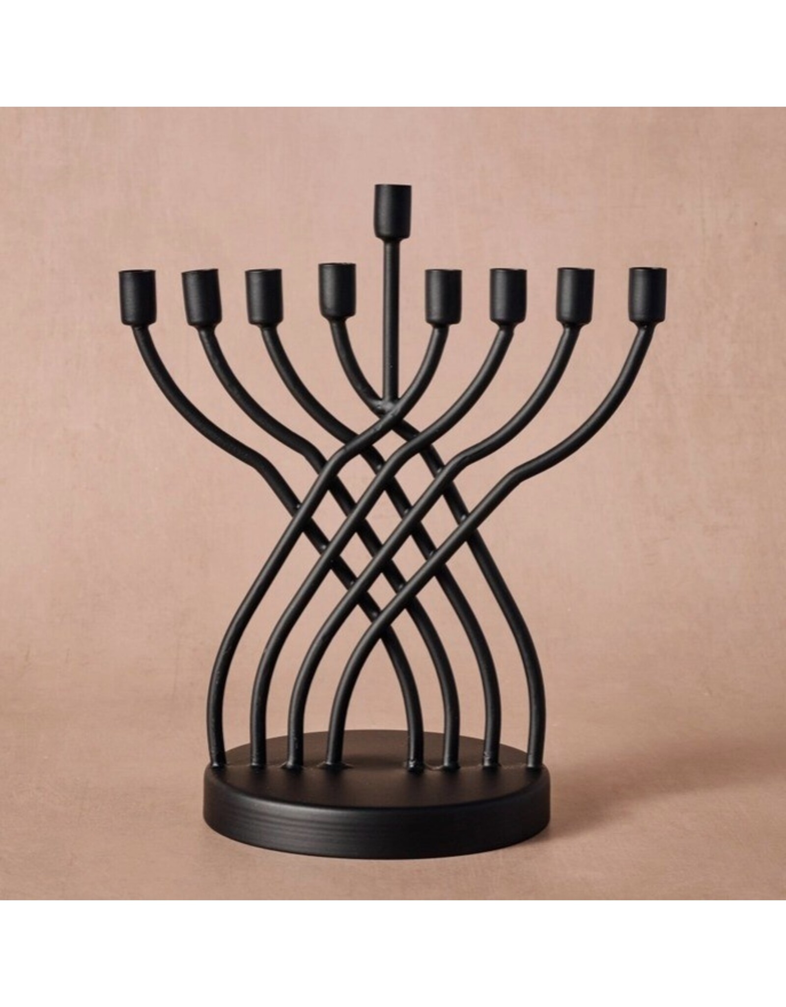 Trade roots Sudaul Criss Cross Iron Menorah