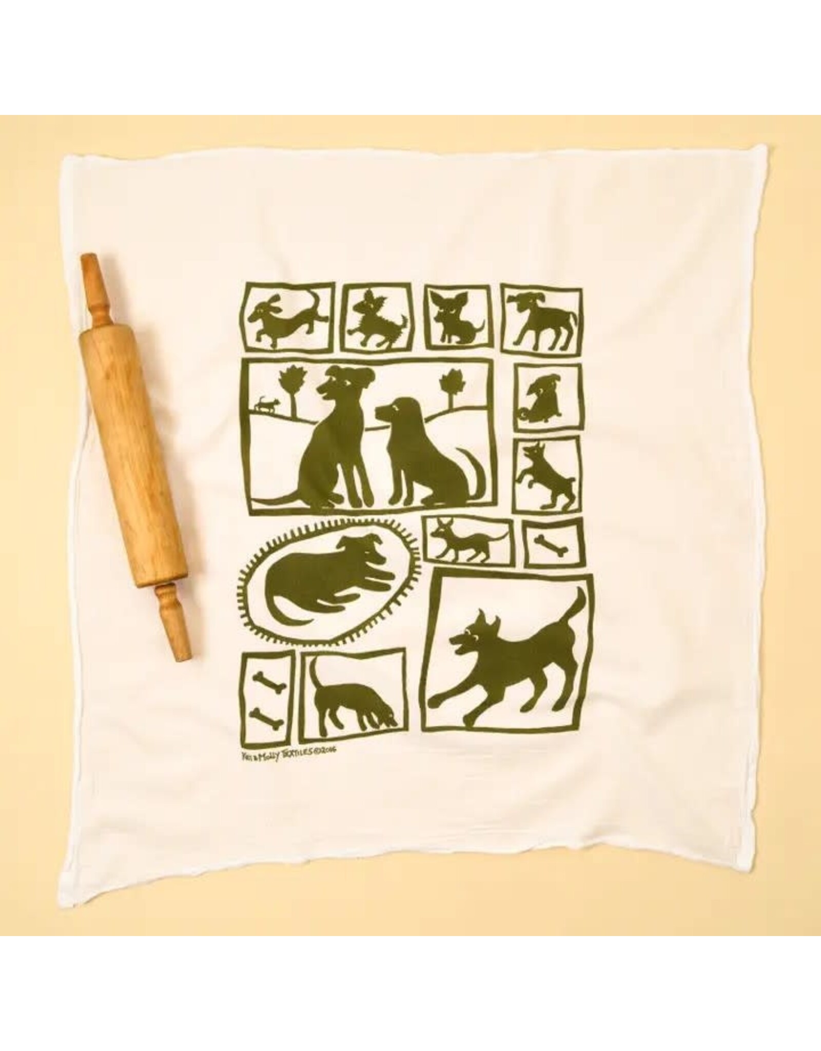 Flour Sack Dish Towel/Basket Liner