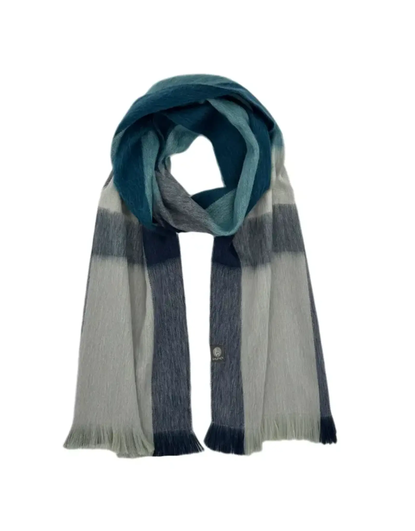 Alpaca Plaid Scarf - Summit