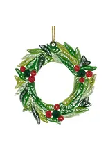 Trade roots Hand Quilled Paper Wreath Ornament, Vietnam